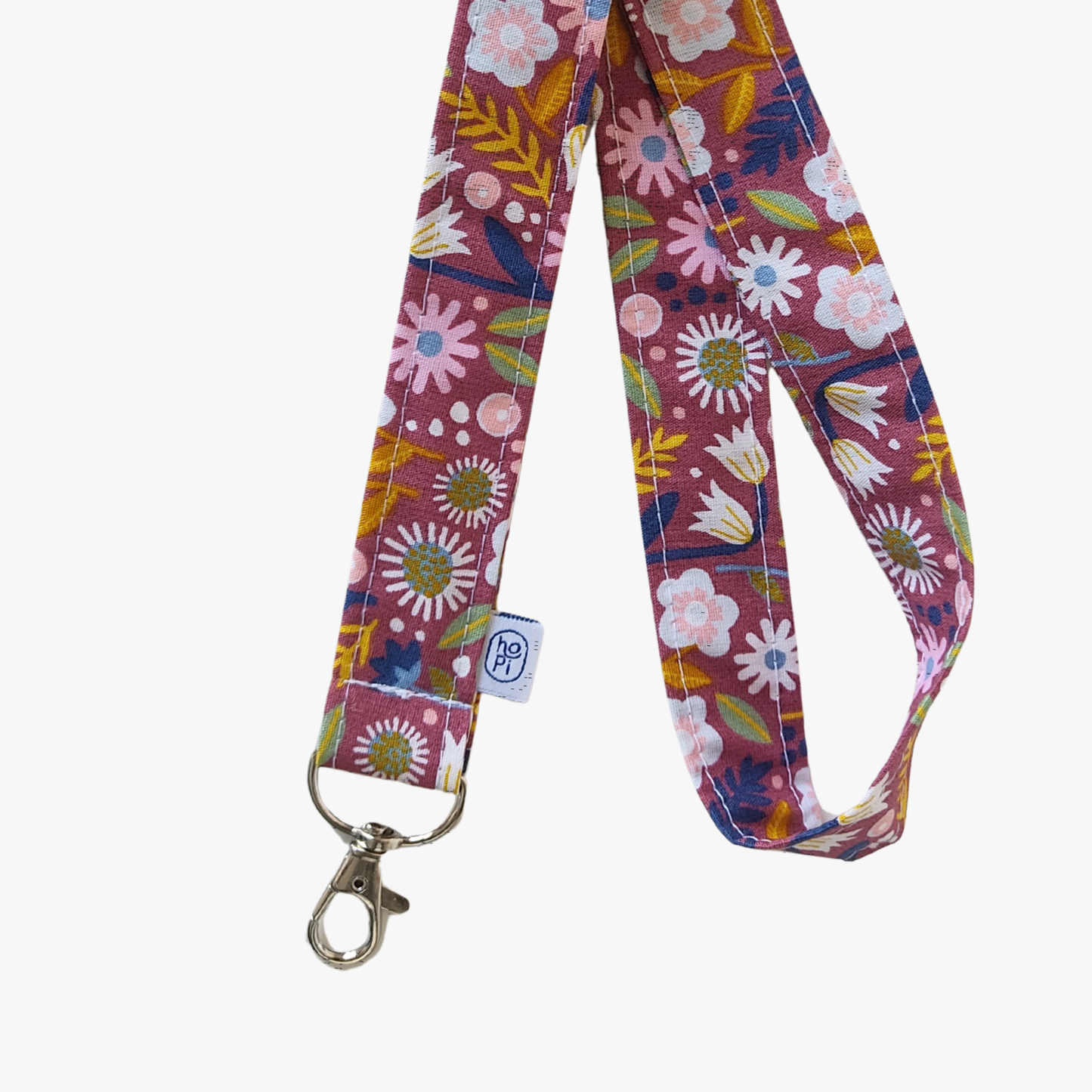 Flores Primavera Bordeaux Fita Cartão