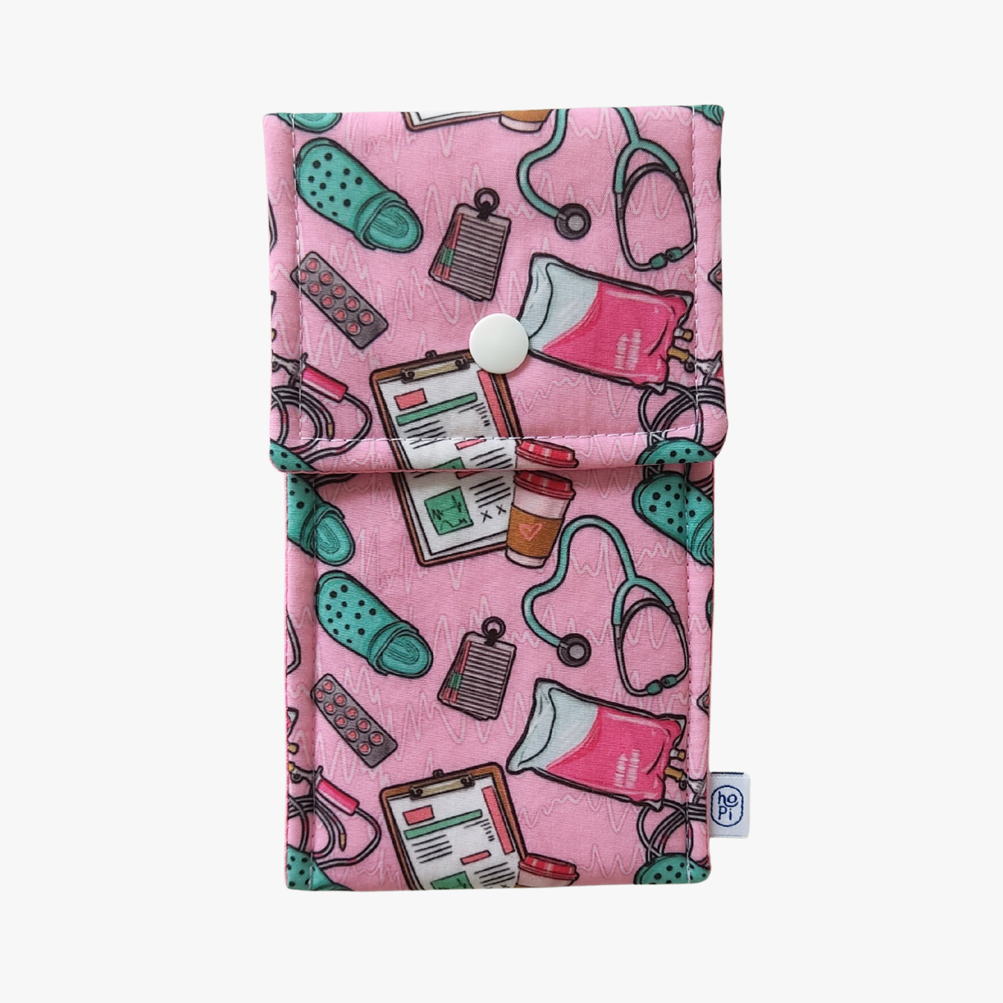 Enfermagem Crocs Rosa Bolsa Fechada