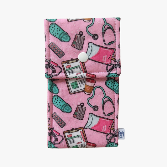 Enfermagem Crocs Rosa Bolsa Fechada