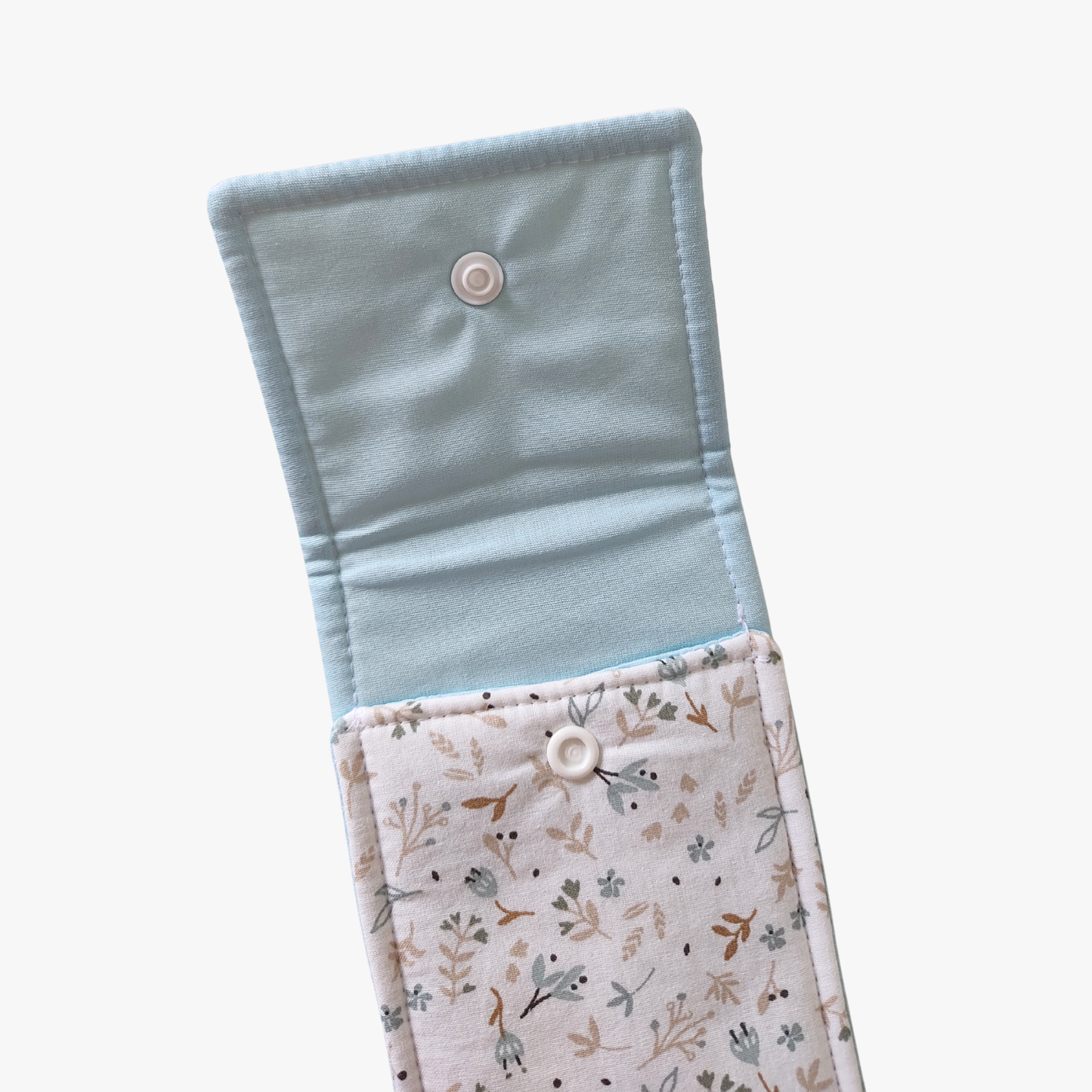 Flores Azul Pequenas Bolsa Fechada