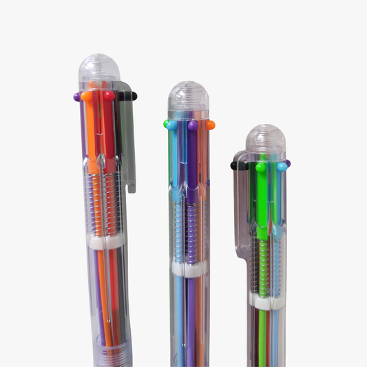 Caneta com 6 Cores