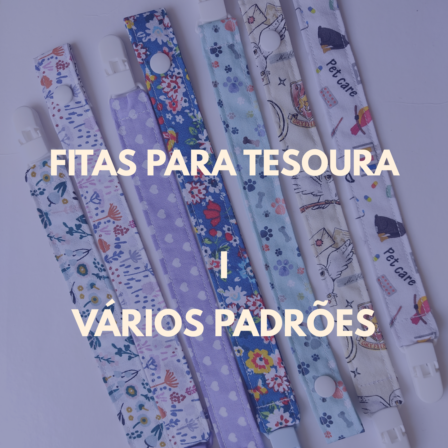 Fita tesoura - Vários Padrões