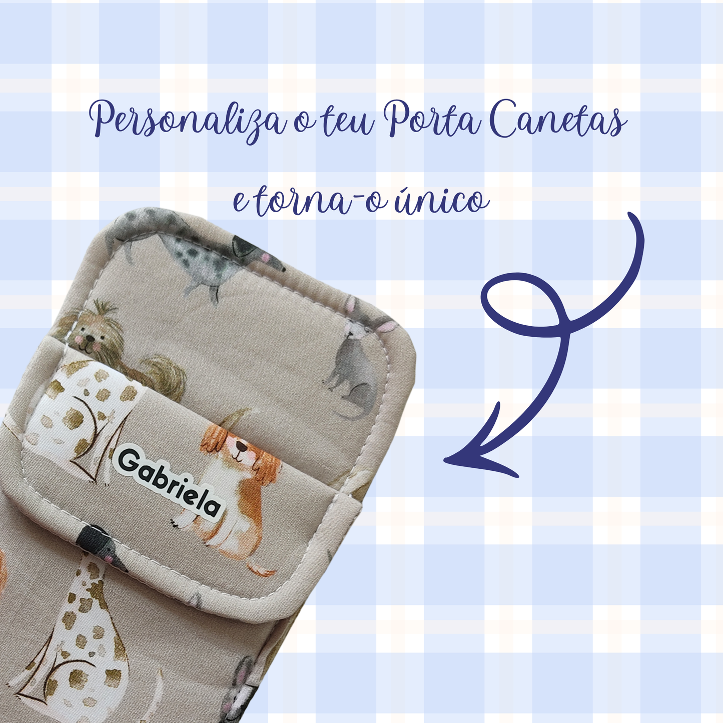 Cães Veterinária Porta Canetas
