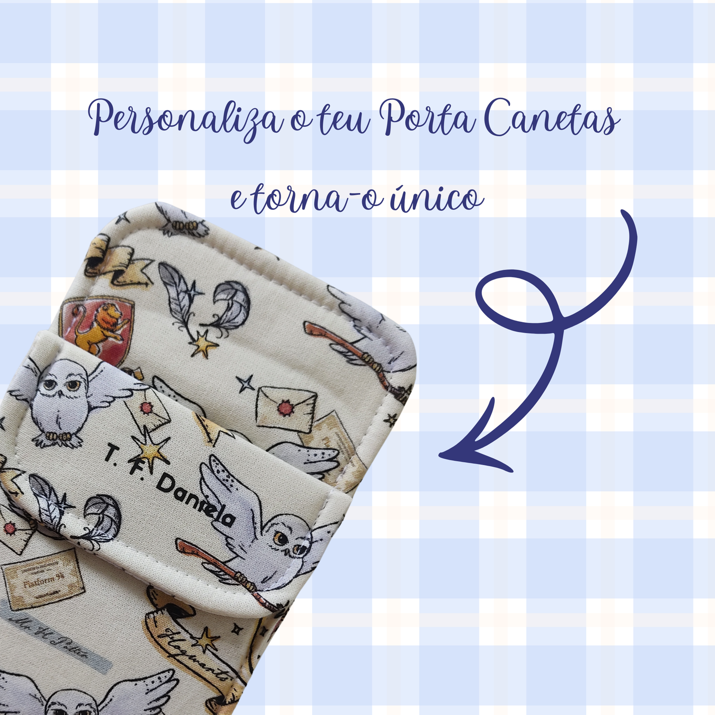 Harry Potter Edwiges Porta Canetas